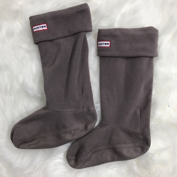 hunter short fleece welly socks